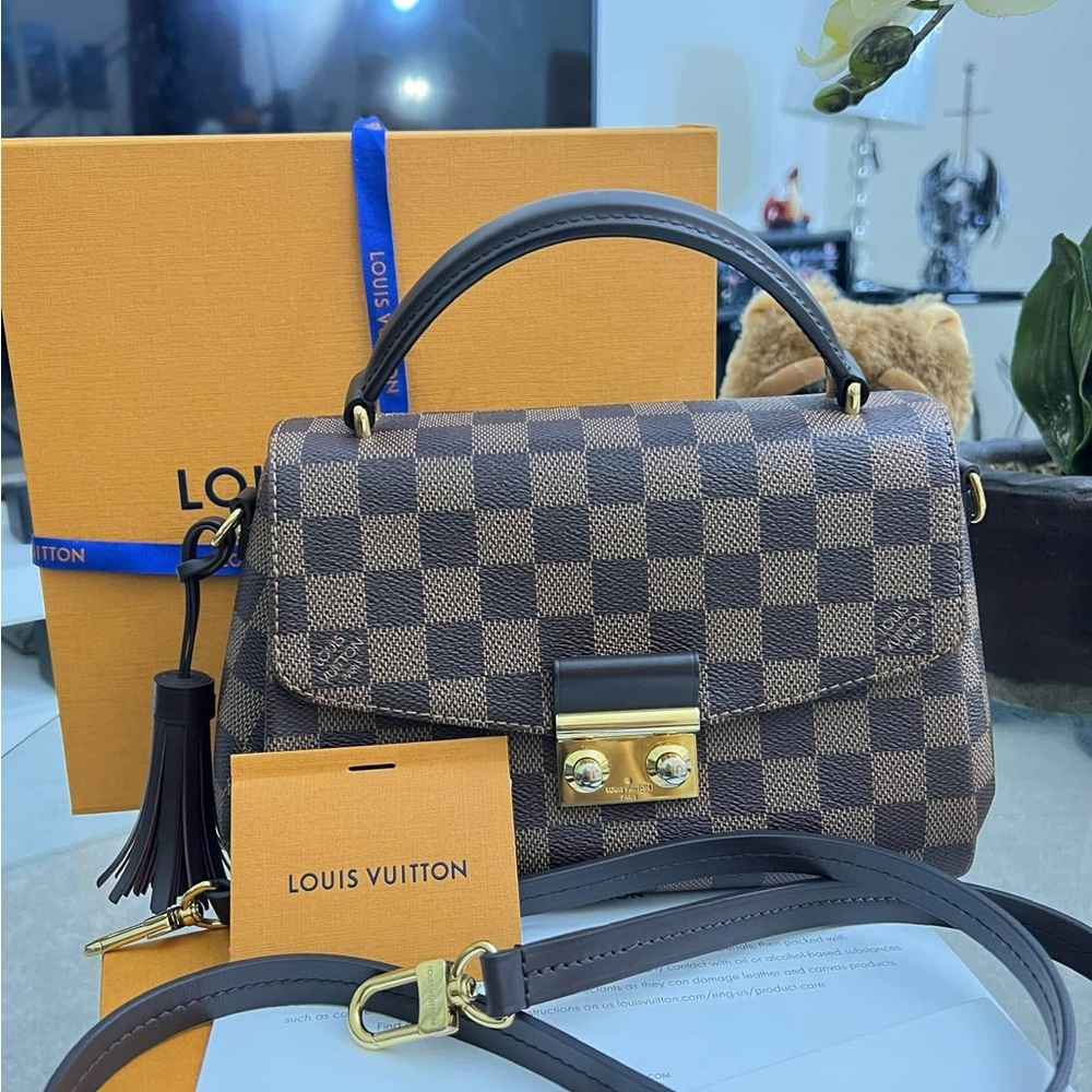 Louis Vuitton Brown Croisette Damier Bag